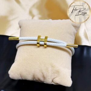 Brazalete H String knot Grey