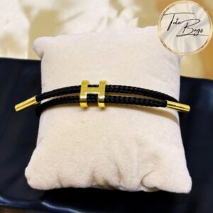 Brazalete H String knot Black