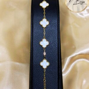 Pulsera TREBOL WHITE